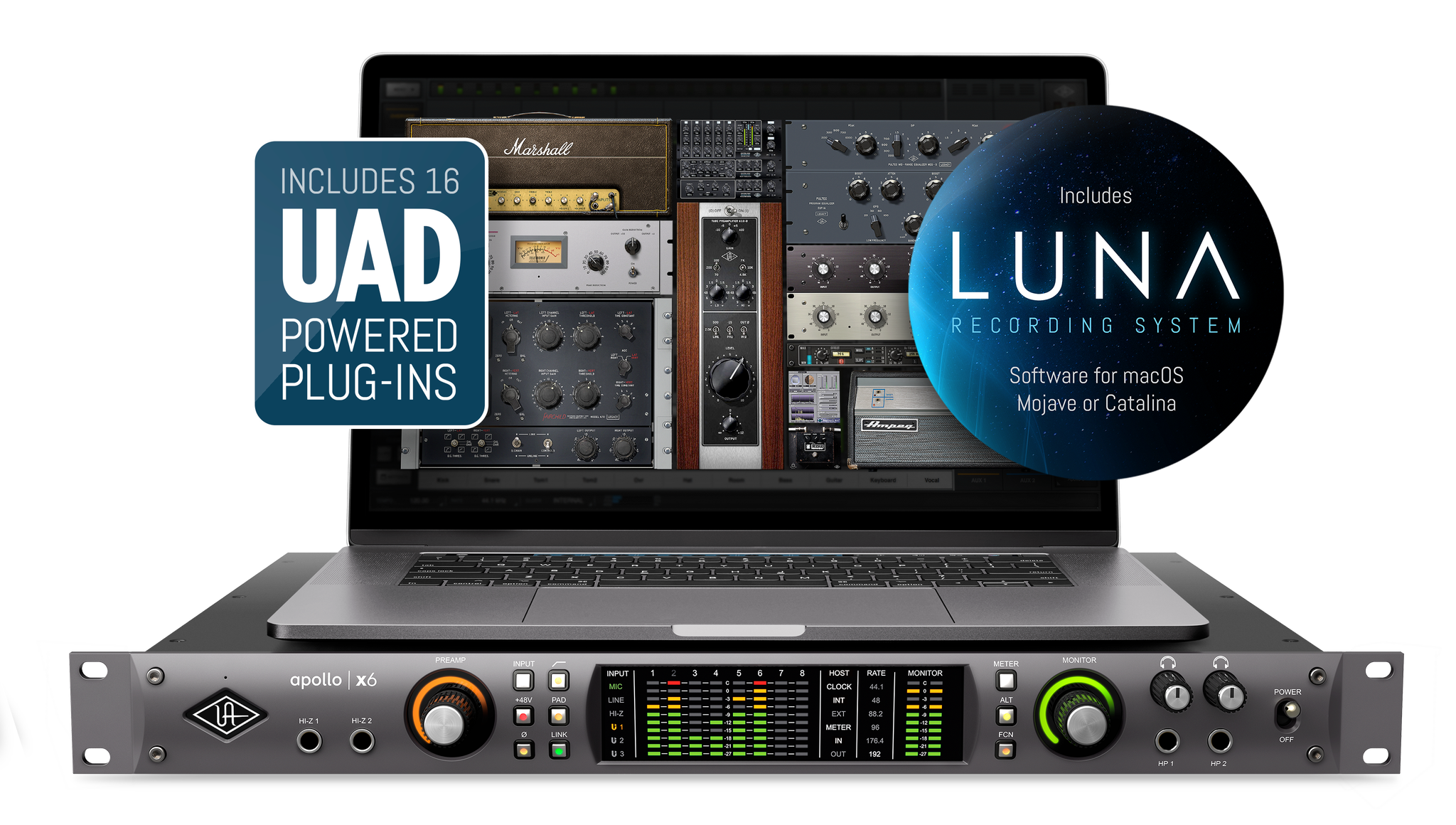 Universal Audio Apollo x6 Universal Audio Apollo x6 Звуковые карты Thunderbolt